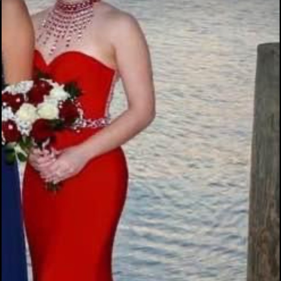 Red Formal Dress - Picture 5 of 6